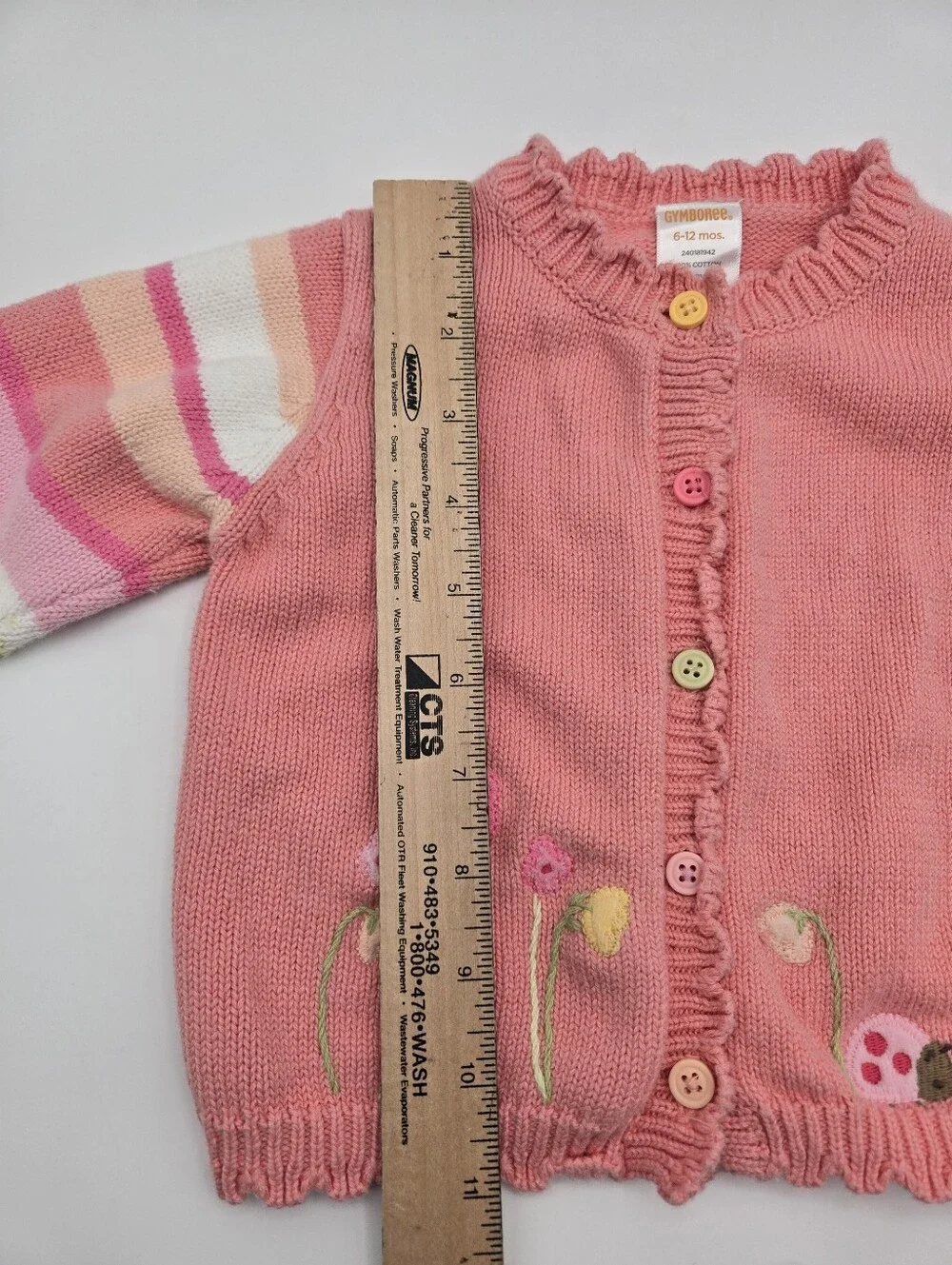 Gymboree pink stripe